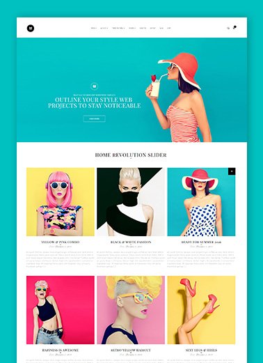 custom wp theme design